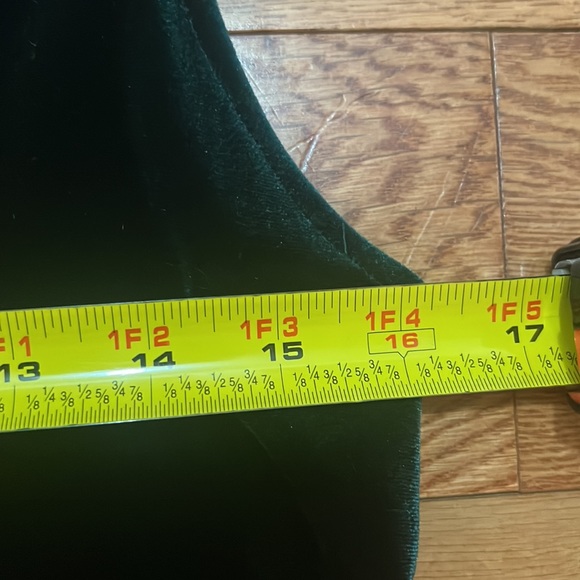 Coldwater Creek Velvet Green Dress - Picture 8 of 8